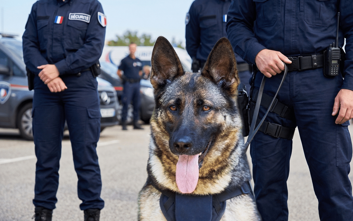 Chien police